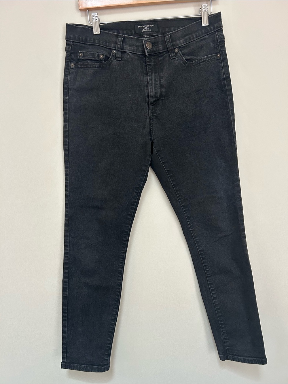Banana Republic Petite Black Women's Skinny Jeans Size 30/10